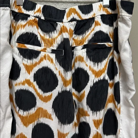 Anthropologie Maeve Wellesley geometric print pants Sz 14 - Picture 5 of 9